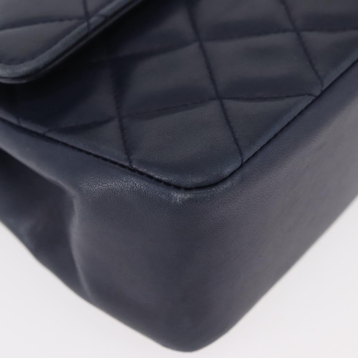 Chanel Double Flap Navy lambskin Gold Hardware SOLD custom order