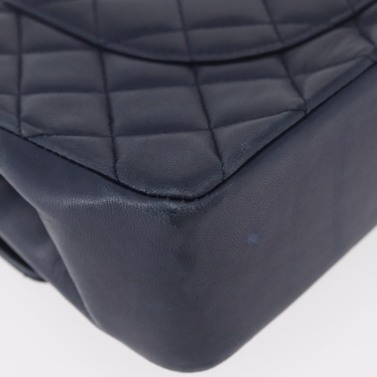 Chanel Double Flap Navy lambskin Gold Hardware SOLD custom order