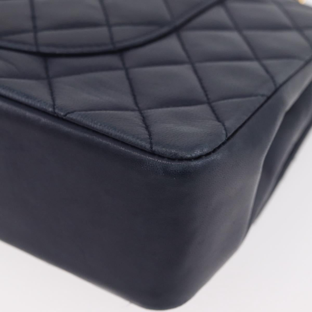 Chanel Double Flap Navy lambskin Gold Hardware SOLD custom order
