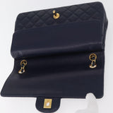 Chanel Double Flap Navy lambskin Gold Hardware SOLD custom order