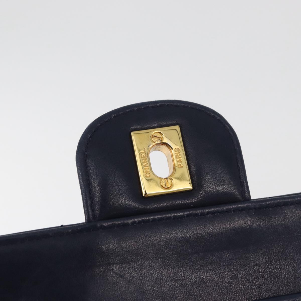 Chanel Double Flap Navy lambskin Gold Hardware SOLD custom order
