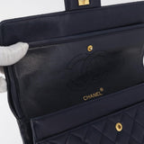 Chanel Double Flap Navy lambskin Gold Hardware SOLD custom order