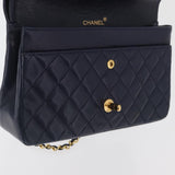 Chanel Double Flap Navy lambskin Gold Hardware SOLD custom order