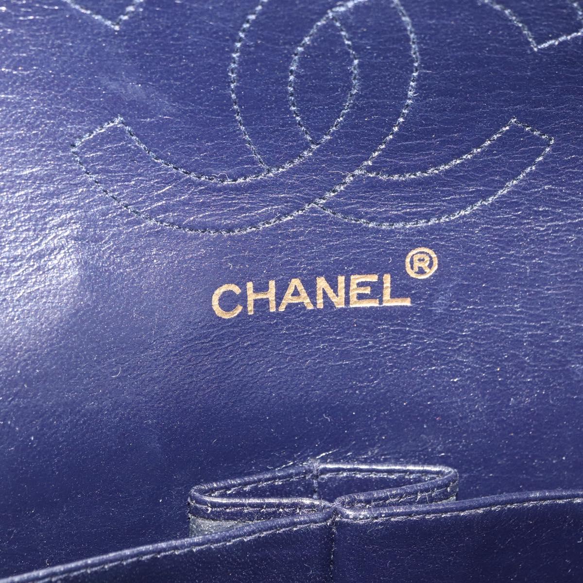Chanel Double Flap Navy lambskin Gold Hardware SOLD custom order