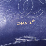 Chanel Double Flap Navy lambskin Gold Hardware SOLD custom order