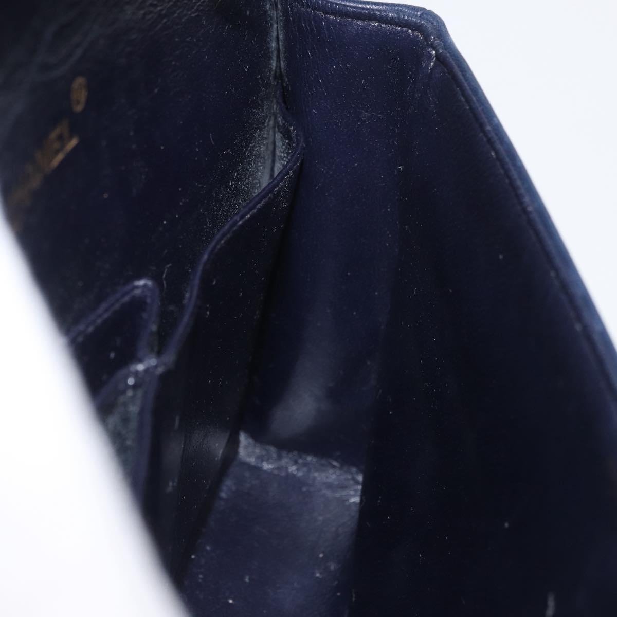 Chanel Double Flap Navy lambskin Gold Hardware SOLD custom order