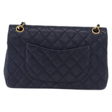 Chanel Double Flap Navy lambskin Gold Hardware SOLD custom order