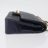 Chanel Double Flap Navy lambskin Gold Hardware SOLD custom order