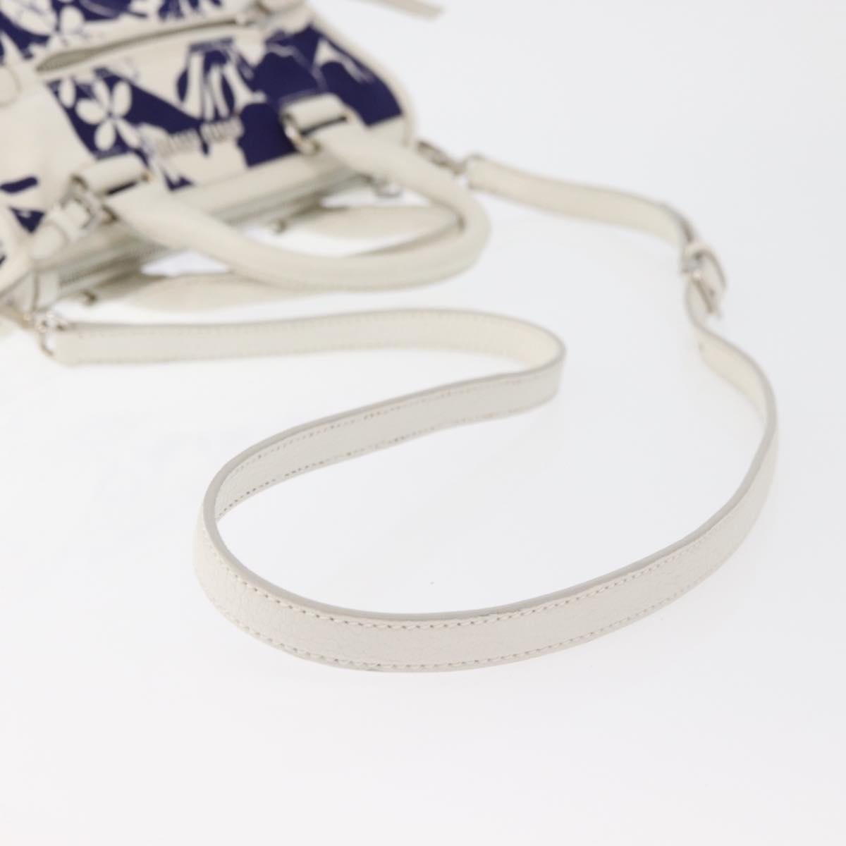 Miu Miu Floral Print Canvas Bag