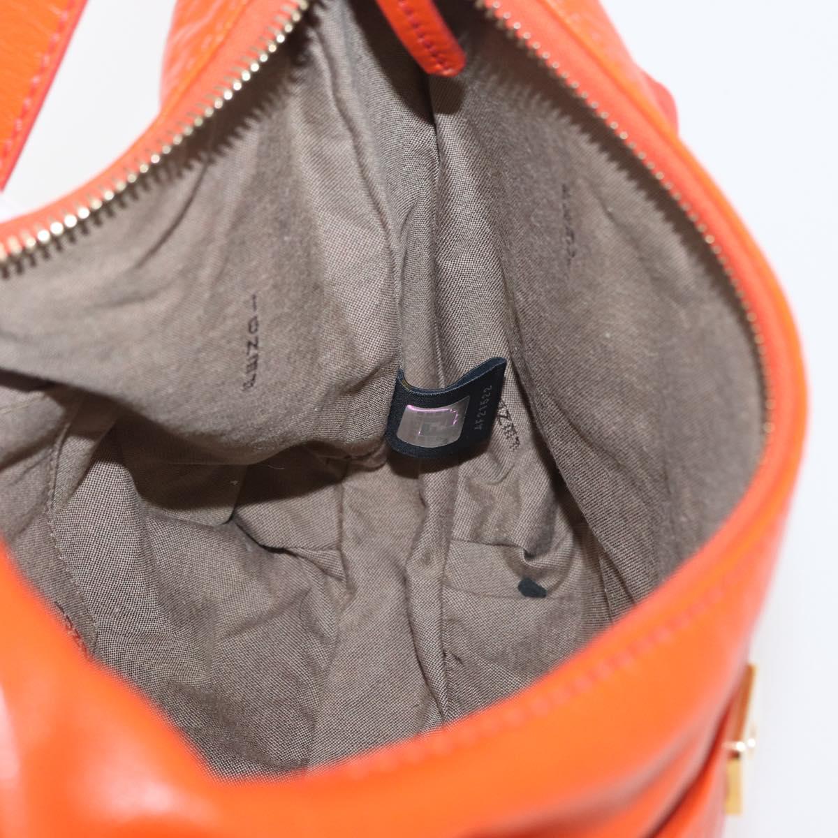 Fendi Mia Hobo Bag FF Buckle Hardware Silver