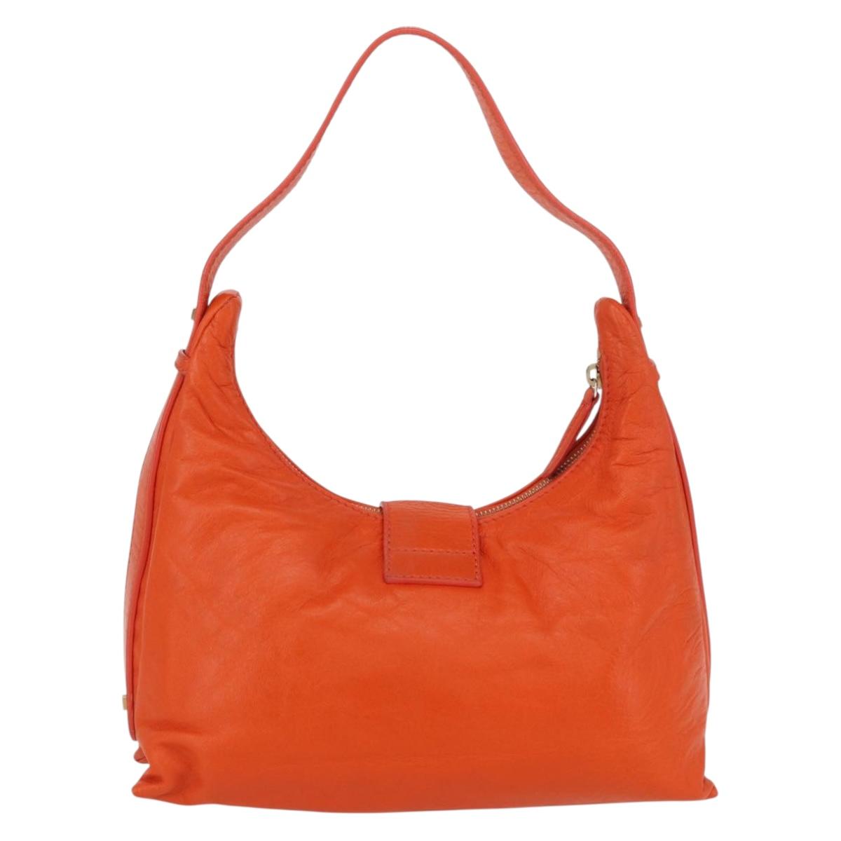 Fendi Mia Hobo Bag FF Buckle Hardware Silver