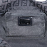 Fendi Zucchino Mia Hobo Bag Black