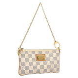 #46 Louis Vuitton Damier Azur Pochette Mira MM Accessory