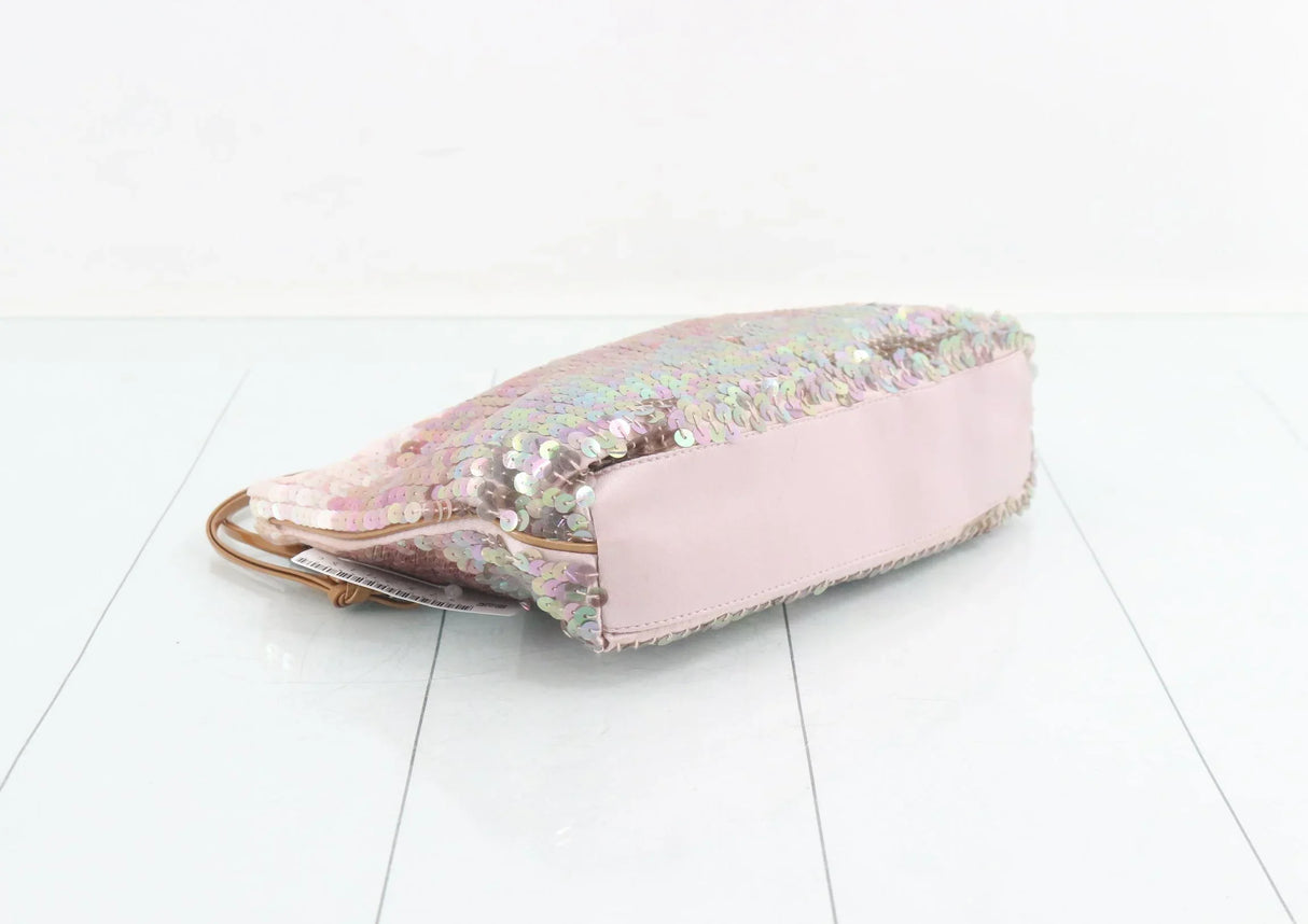 Prada Pink Iridescent Sequin Shoulder Bag