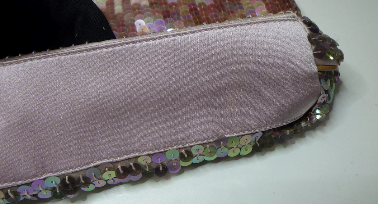 Prada Pink Iridescent Sequin Shoulder Bag