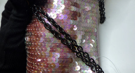 Prada Pink Iridescent Sequin Shoulder Bag
