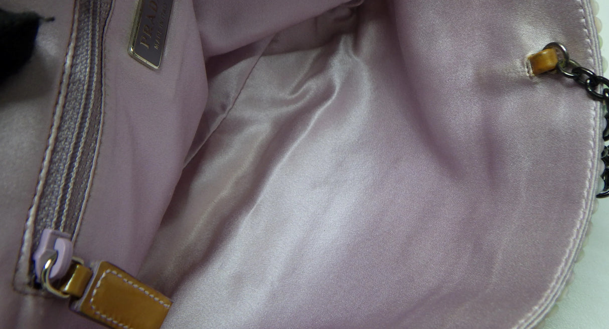Prada Pink Iridescent Sequin Shoulder Bag