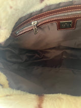 Fendi Mamma Baguette Pony Hair Dalmation Print