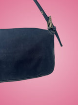 Fendi Baguette Navy Cotton