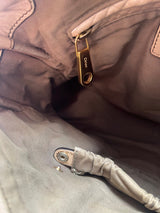 Chloe Brown Python Leather Shoulder Bag