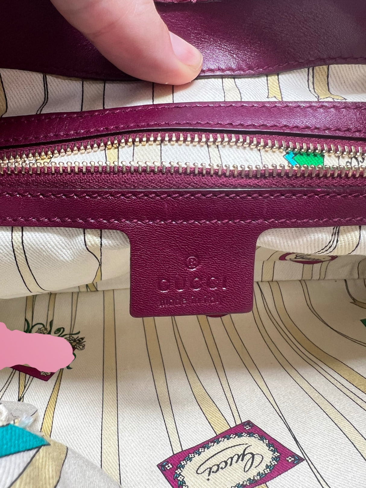 Gucci Jackie Red Suede Shoulder Bag