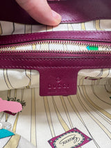 Gucci Jackie Red Suede Shoulder Bag