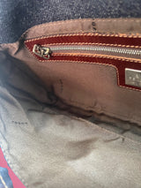 Fendi Baguette Navy Denim