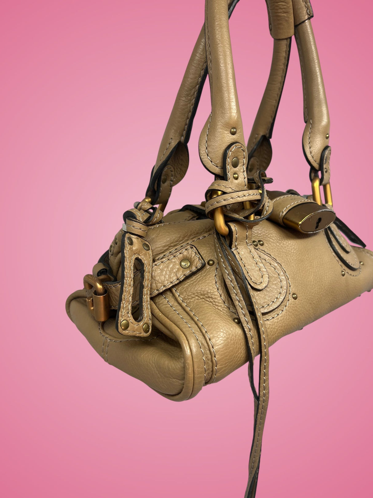 Chloe Mini Paddington Brown Leather