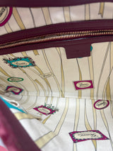 Gucci Jackie Red Suede Shoulder Bag