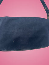 Fendi Baguette Navy Cotton