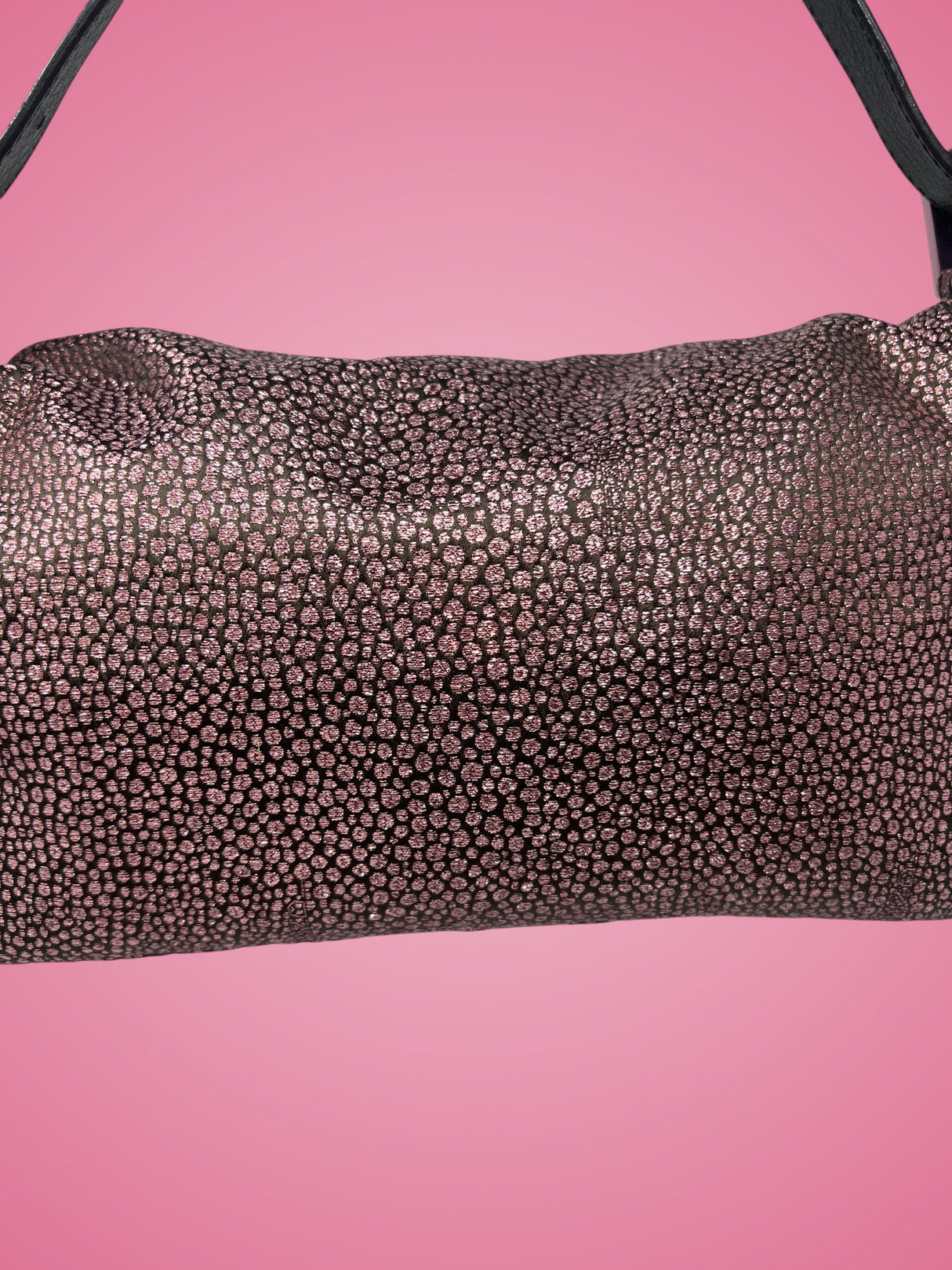 Fendi Baguette Pink Glitter