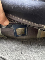 Fendi Baguette Navy Cotton
