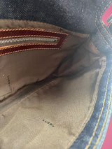 Fendi Baguette Navy Denim