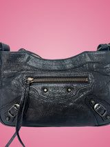 Balenciaga City Hip Bag Black Leather