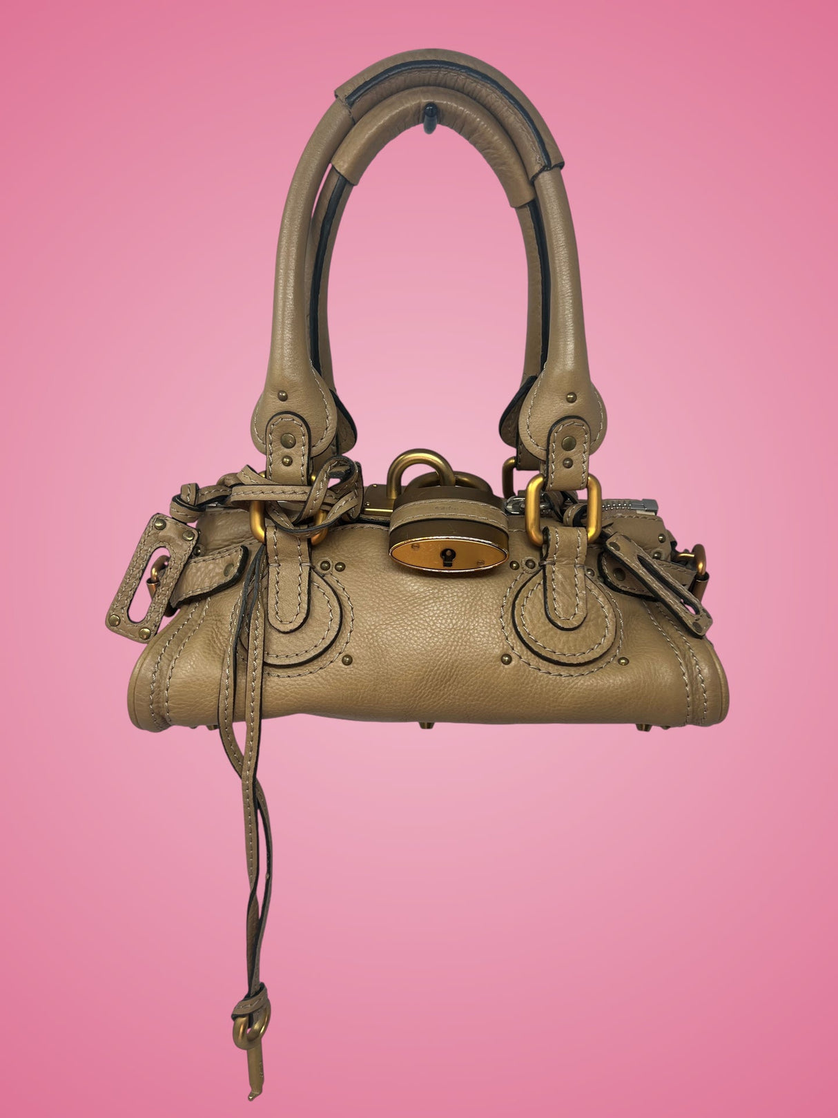 Chloe Mini Paddington Brown Leather