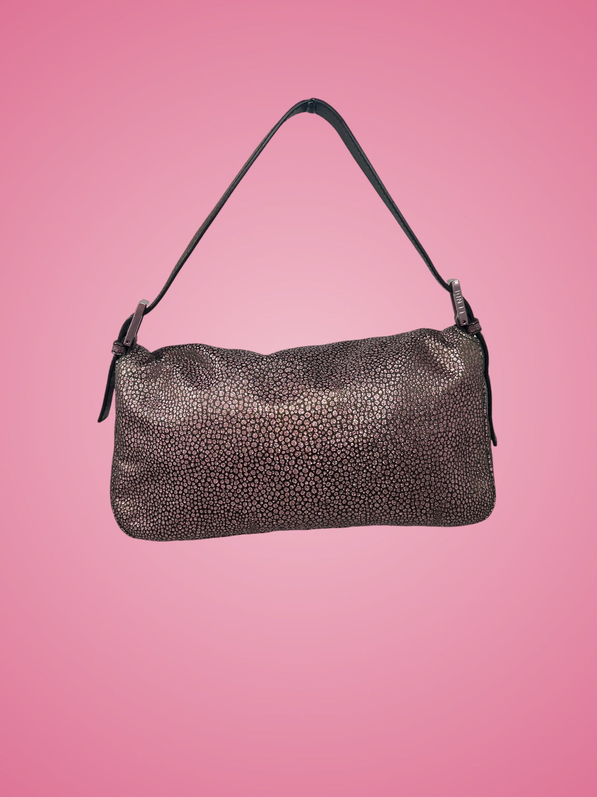 Fendi Baguette Pink Glitter