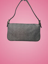 Fendi Baguette Silver Glitter