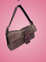 Fendi Baguette Pink Glitter