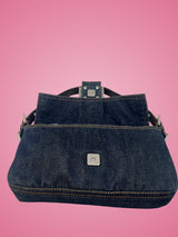Fendi Baguette Navy Denim