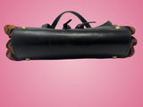 YSL Leopard Print Pony Hair Shoulder Bag