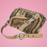 Dior Python Gaucho Bag