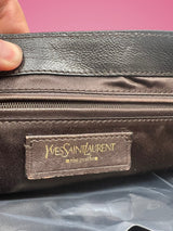 YSL Leopard Print Pony Hair Shoulder Bag