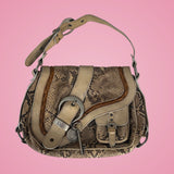 Dior Python Gaucho Bag