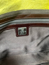 Fendi Baguette Cow Print Pony Hair Brown & Yellow