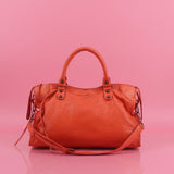 Balenciaga City Bag Orange Leather