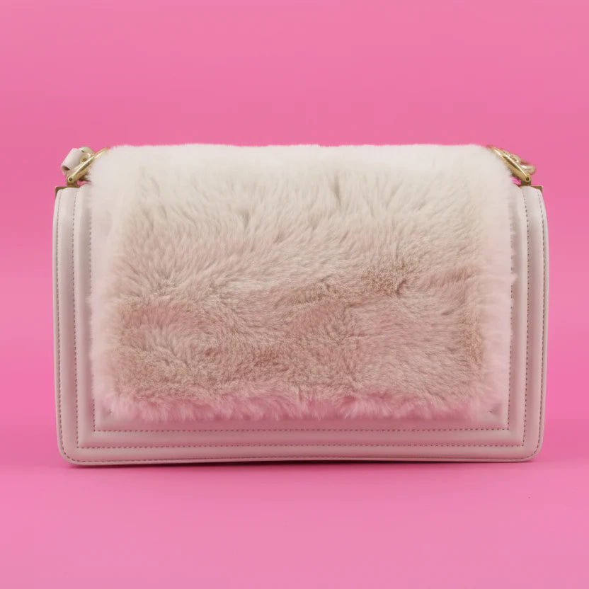 Chanel Boy Flap Bag Fur with Leather