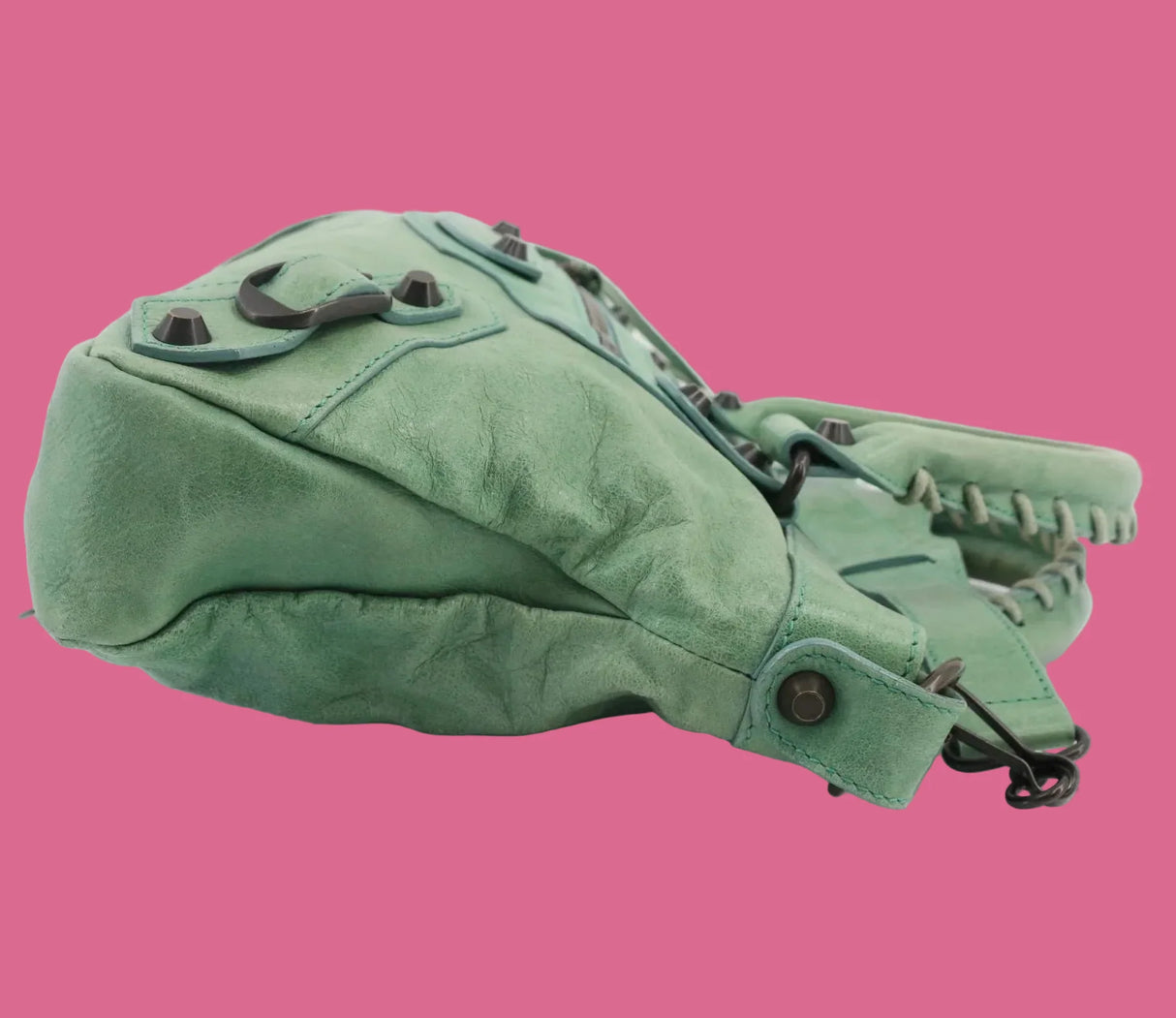 Balenciaga City First Two Way Bag Green Leather (includes dust bag)