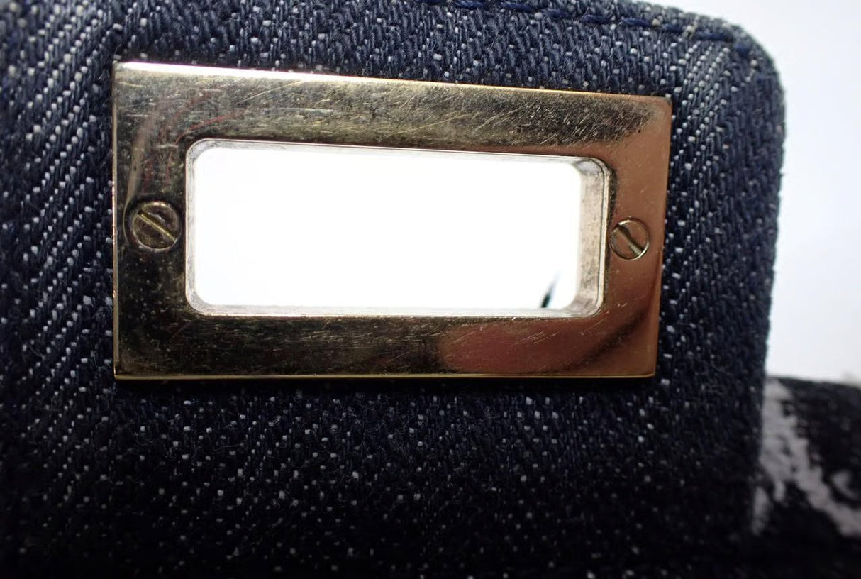 Chanel 2006 Night Flight Denim Shoulder Bag Limited Edition