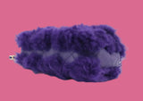 Chanel CC Chain Flap Bag Purple Fur