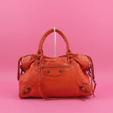 Balenciaga City Bag Orange Leather